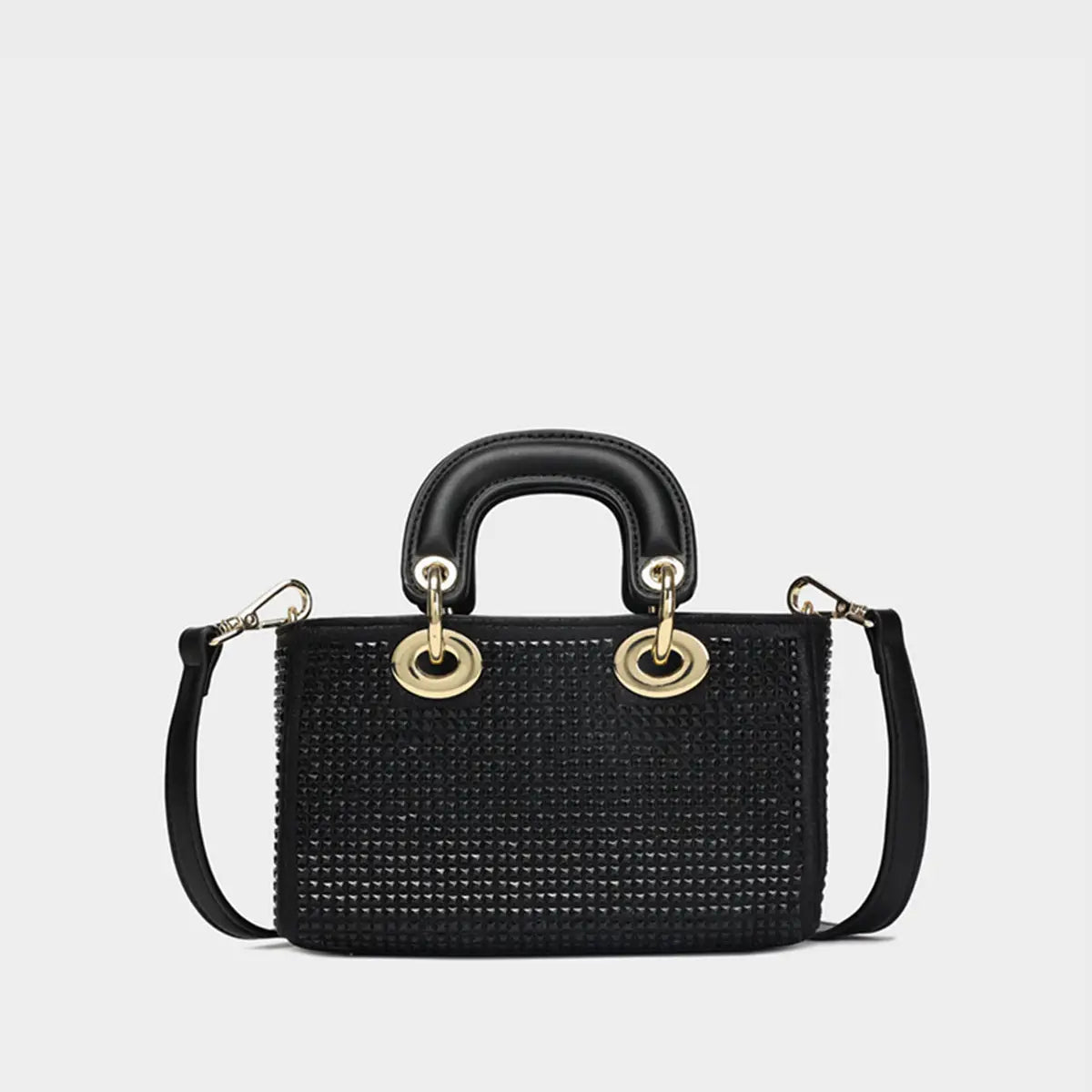 Glitter Handbag in Black