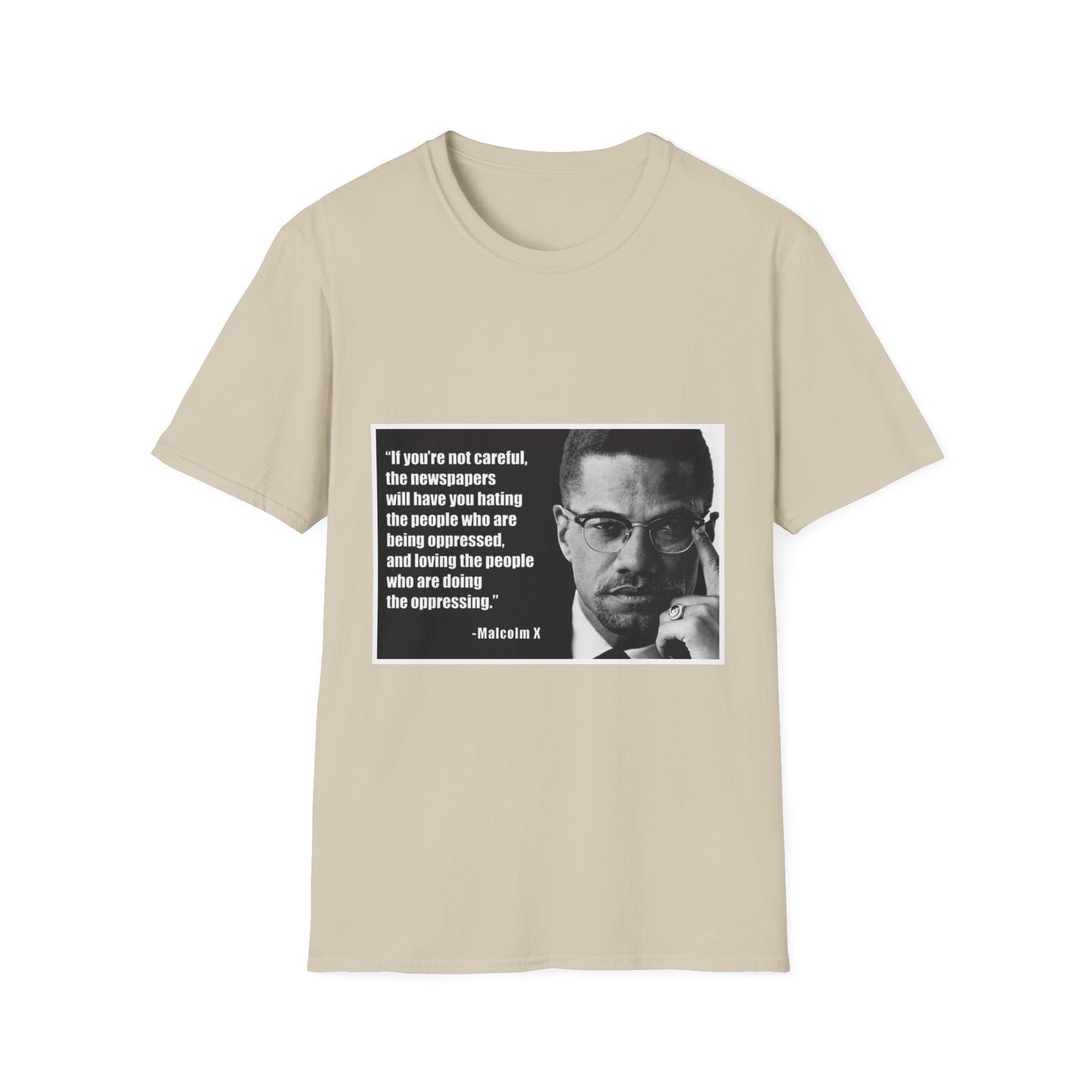 Malcom X Quote Unisex T-Shirt, Activist Tee, Civil Rights Leader Shirt, Black History Month, Social Justice Clothing, Inspirational Top