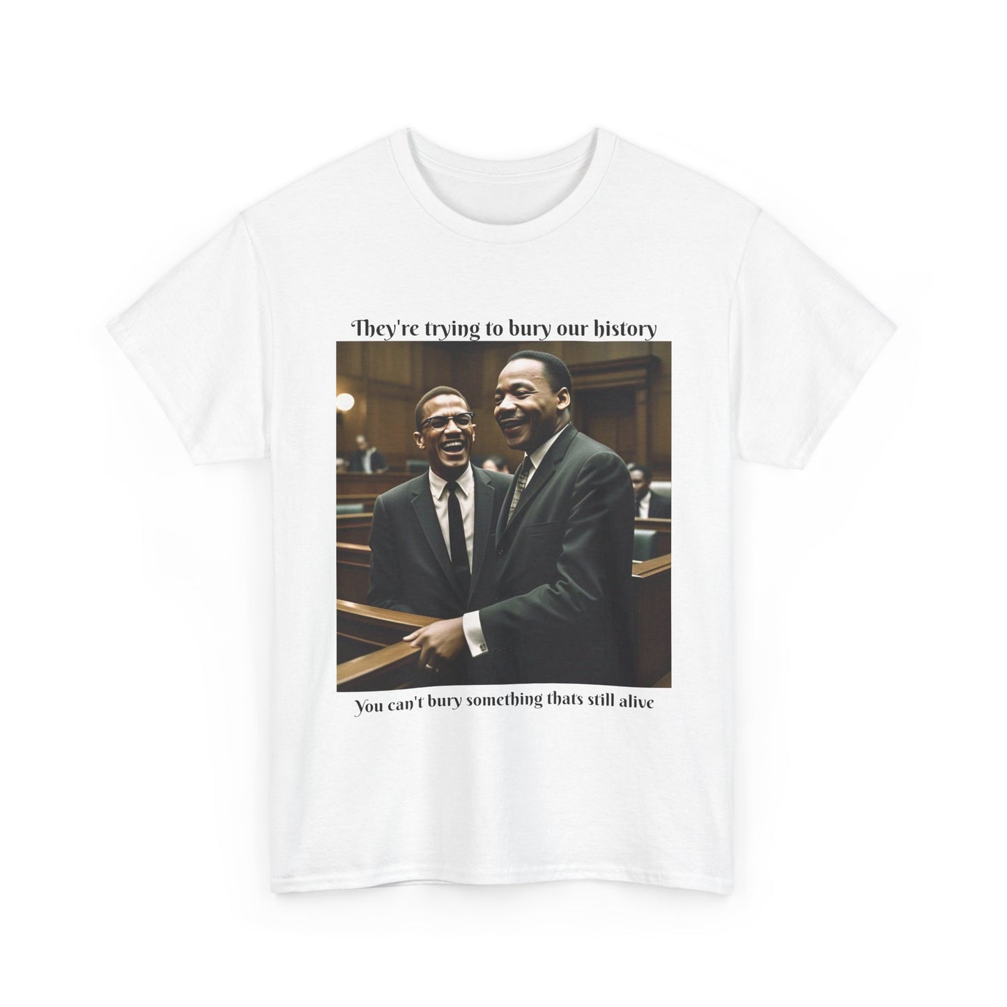 Empowerment Unisex Heavy Cotton Tee - Celebrate History, Anti-Racism Message, Diversity Awareness, Gift for Activists, Motivation Shirt,