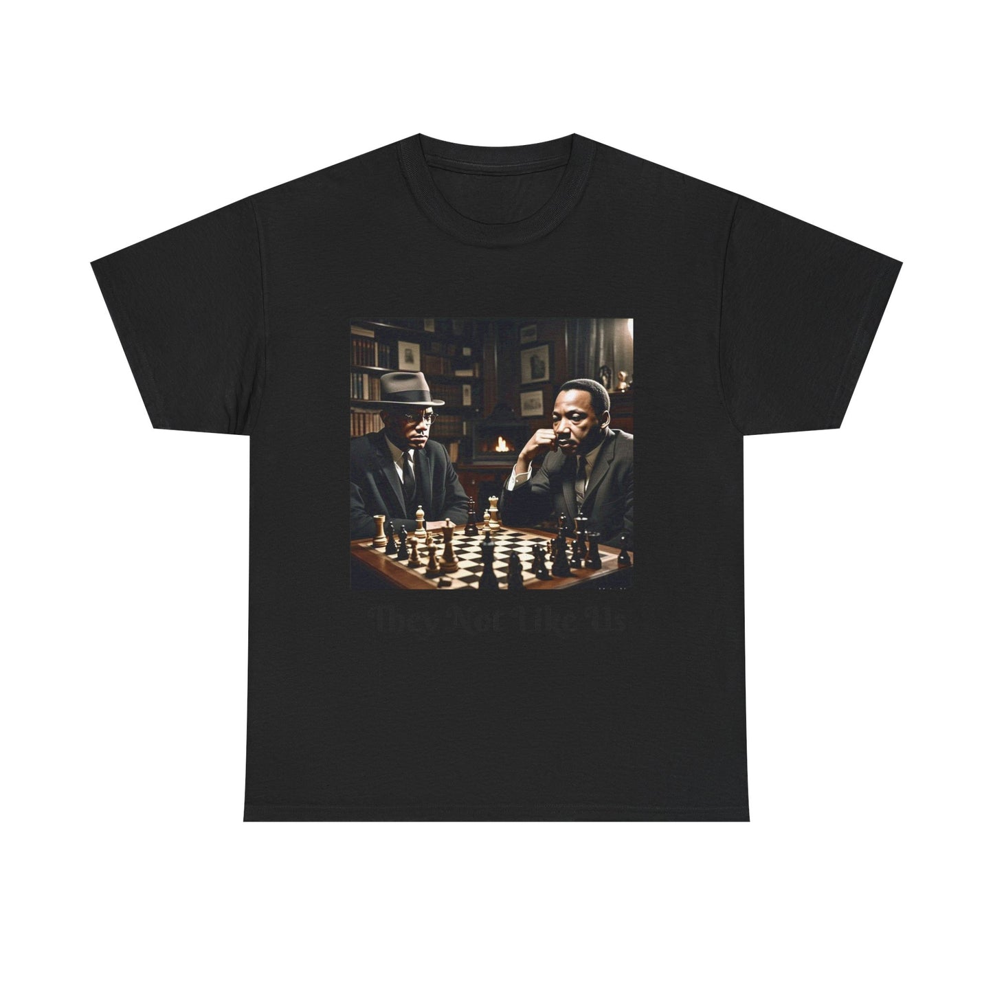 They Not Like Us Unisex Heavy Cotton Tee, Vintage Chess T-Shirt, Gift for Chess Lovers, Casual Graphic Tee, Unique Statement Shirt