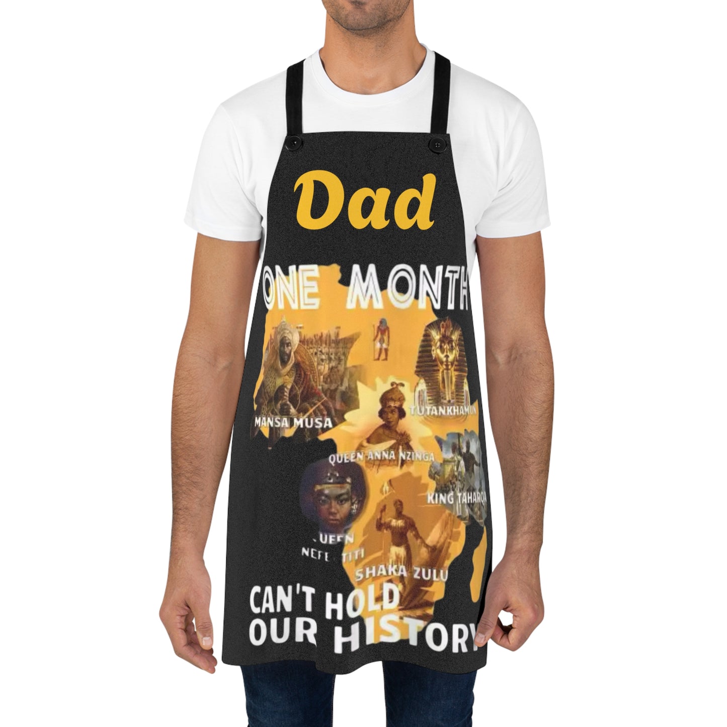 Copy of Apron - Empowering Black History Month Cooking Apparel, Black History Month Gift, Kitchen Cooking Chef Apron, African American History