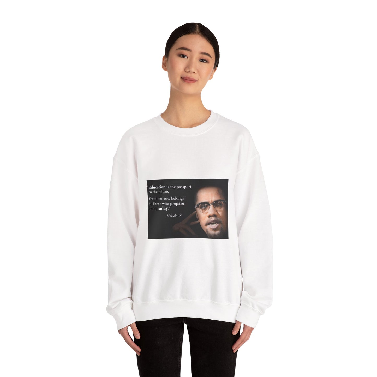 Black History Month Sweatshirt, Civil Rights Activist Apparel, BLM Sweatshirt, Malcom X Quote Jumper, Social Justice Clothing, Equality