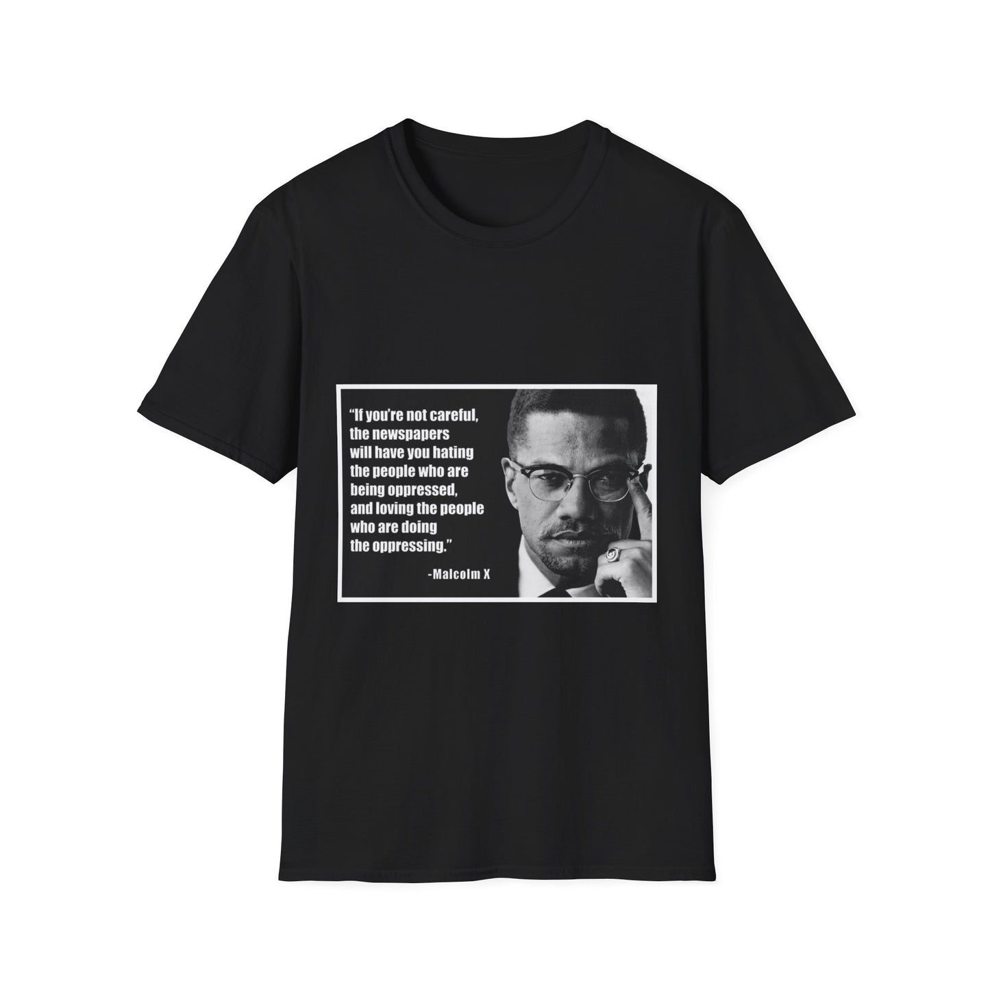 Malcom X Quote Unisex T-Shirt, Activist Tee, Civil Rights Leader Shirt, Black History Month, Social Justice Clothing, Inspirational Top
