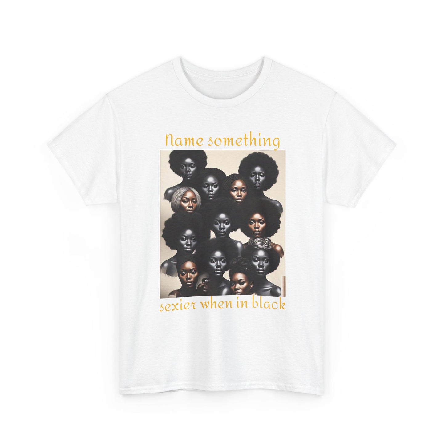 Bold Statement Tee, Unisex Heavy Cotton Tee, Black Pride Shirt, Casual Fashion Tee, Empowerment Apparel, Gift for Her