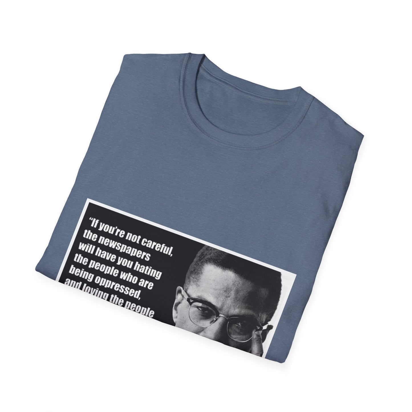 Malcom X Quote Unisex T-Shirt, Activist Tee, Civil Rights Leader Shirt, Black History Month, Social Justice Clothing, Inspirational Top