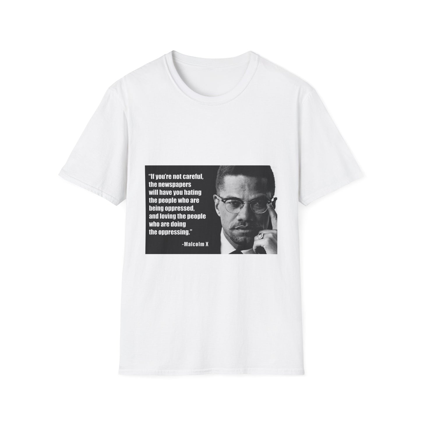 Malcom X Quote Unisex T-Shirt, Activist Tee, Civil Rights Leader Shirt, Black History Month, Social Justice Clothing, Inspirational Top