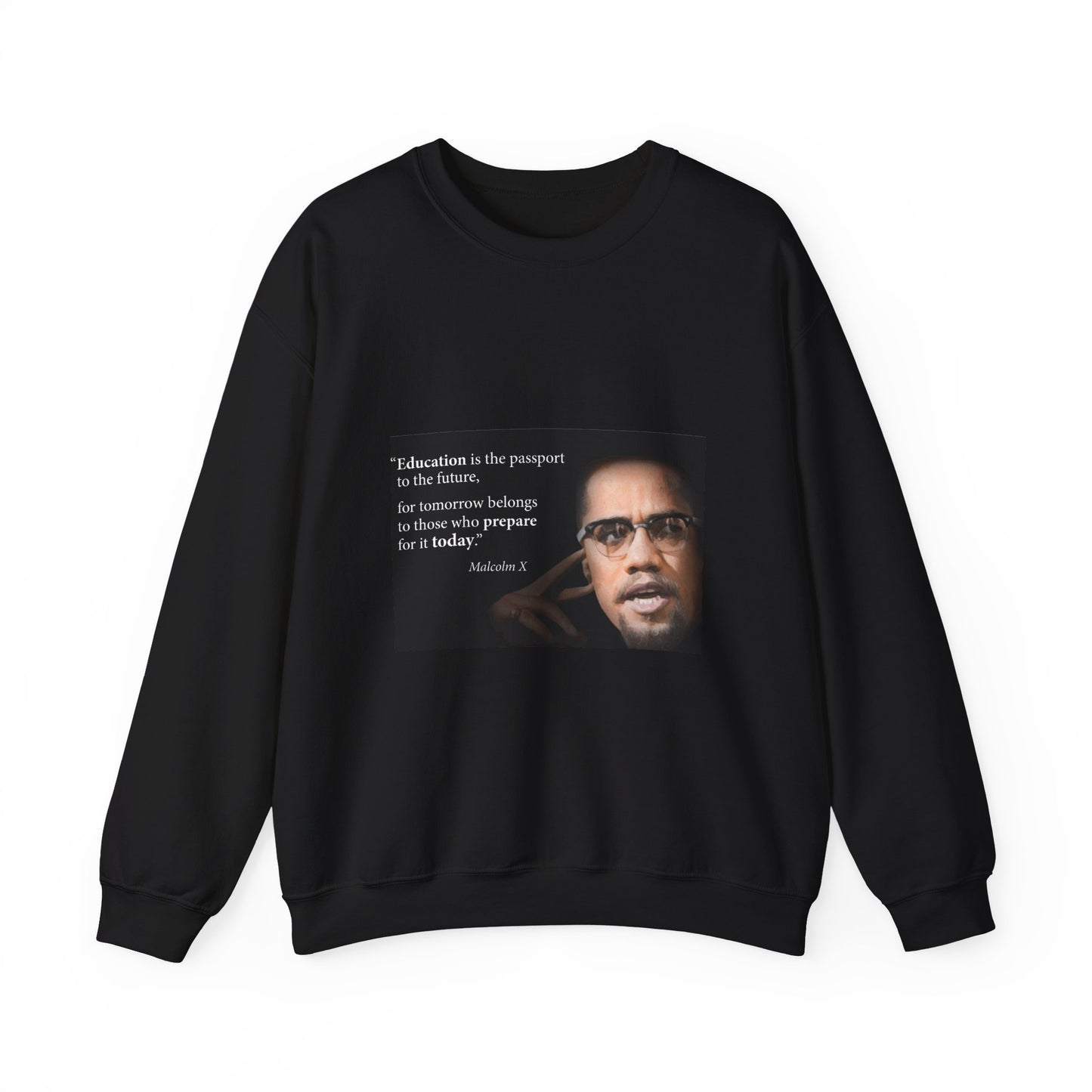 Black History Month Sweatshirt, Civil Rights Activist Apparel, BLM Sweatshirt, Malcom X Quote Jumper, Social Justice Clothing, Equality