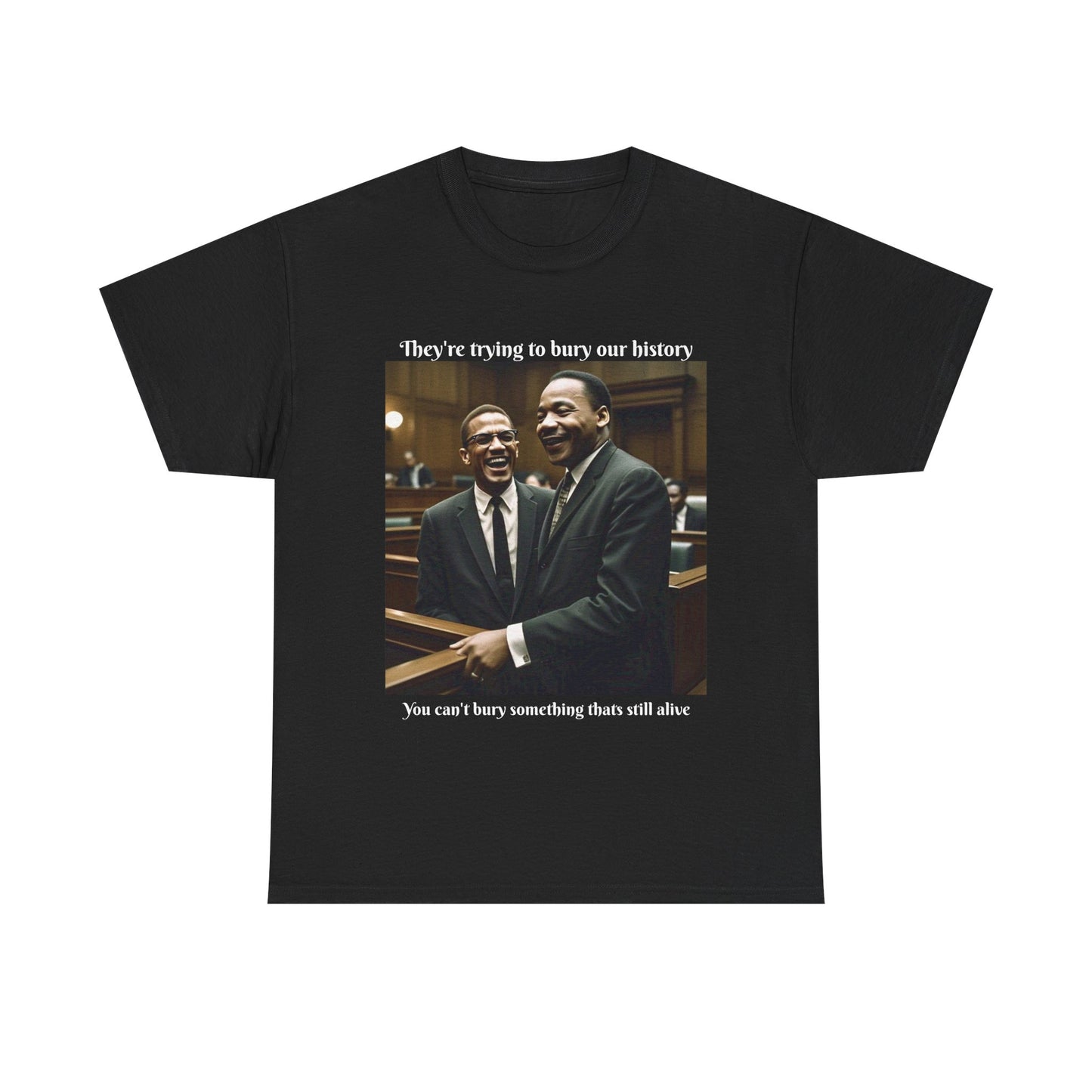 Empowerment Unisex Heavy Cotton Tee - Celebrate History, Anti-Racism Message, Diversity Awareness, Gift for Activists, Motivation Shirt,