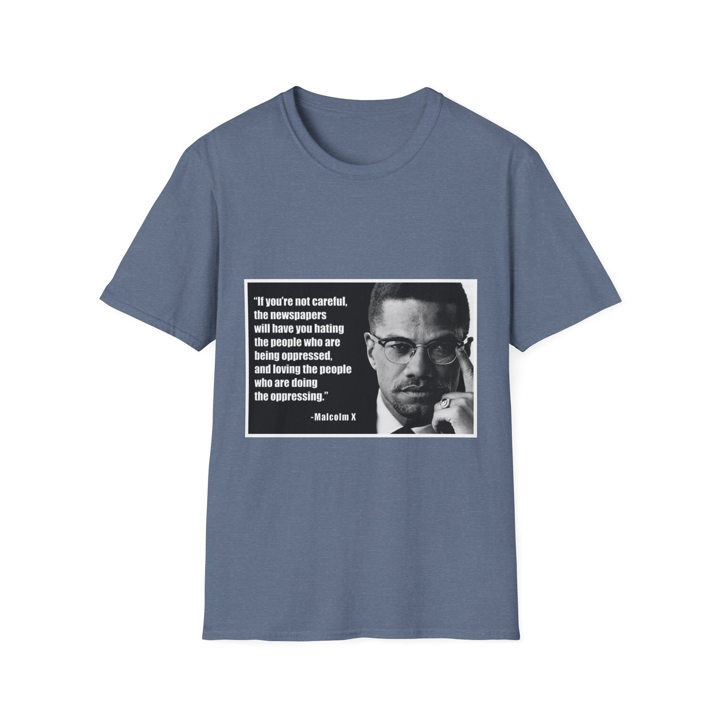 Malcom X Quote Unisex T-Shirt, Activist Tee, Civil Rights Leader Shirt, Black History Month, Social Justice Clothing, Inspirational Top