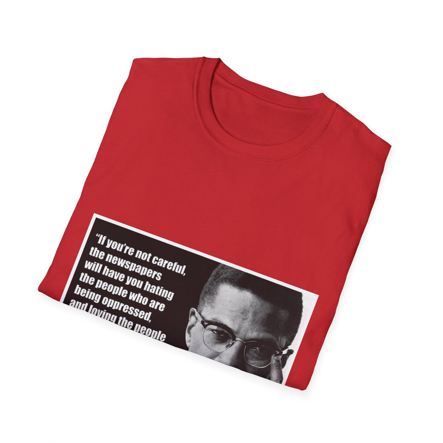 Malcom X Quote Unisex T-Shirt, Activist Tee, Civil Rights Leader Shirt, Black History Month, Social Justice Clothing, Inspirational Top