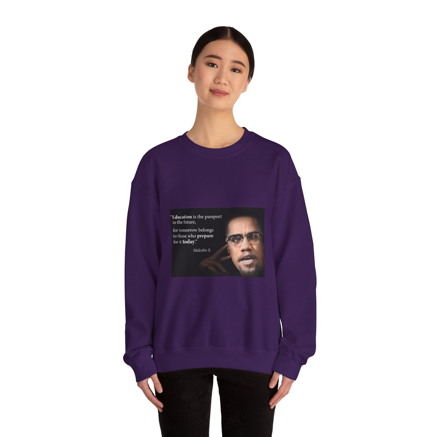 Black History Month Sweatshirt, Civil Rights Activist Apparel, BLM Sweatshirt, Malcom X Quote Jumper, Social Justice Clothing, Equality