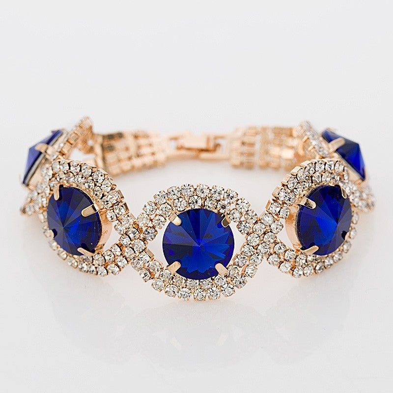 Multicolor Crystal Bracelet Jewelry Water Diamond Bracelet Wholesale