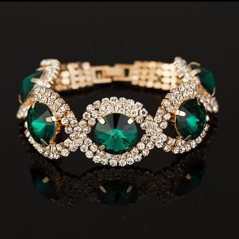 Multicolor Crystal Bracelet Jewelry Water Diamond Bracelet Wholesale