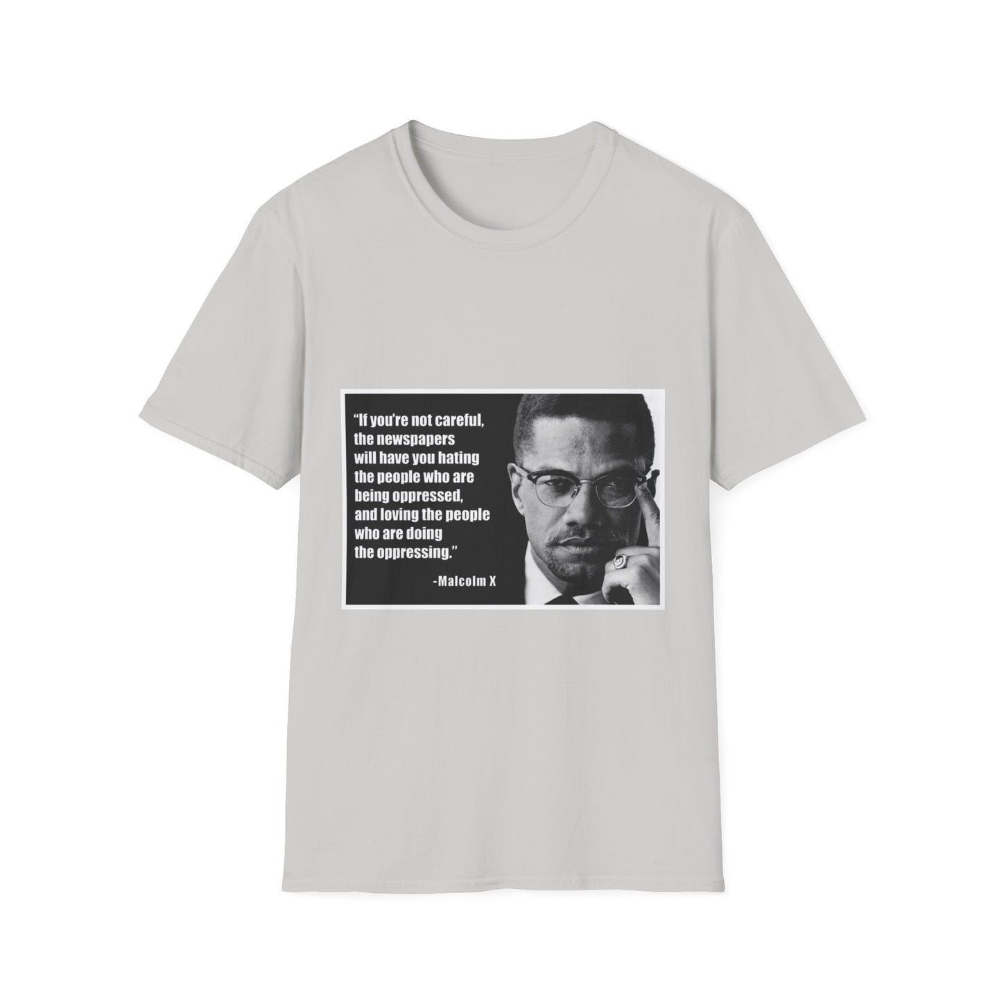Malcom X Quote Unisex T-Shirt, Activist Tee, Civil Rights Leader Shirt, Black History Month, Social Justice Clothing, Inspirational Top