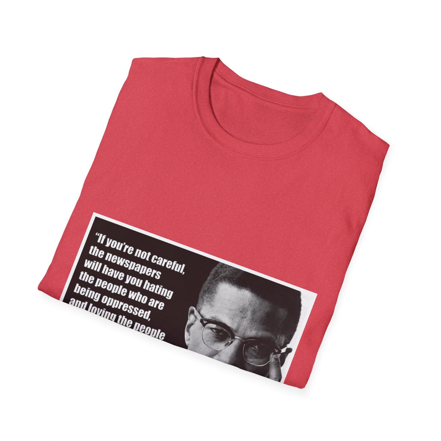 Malcom X Quote Unisex T-Shirt, Activist Tee, Civil Rights Leader Shirt, Black History Month, Social Justice Clothing, Inspirational Top