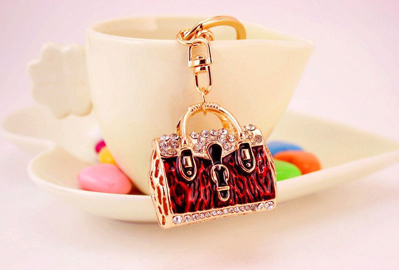 Creative And Refined Cute Colorful Handbag Keychain