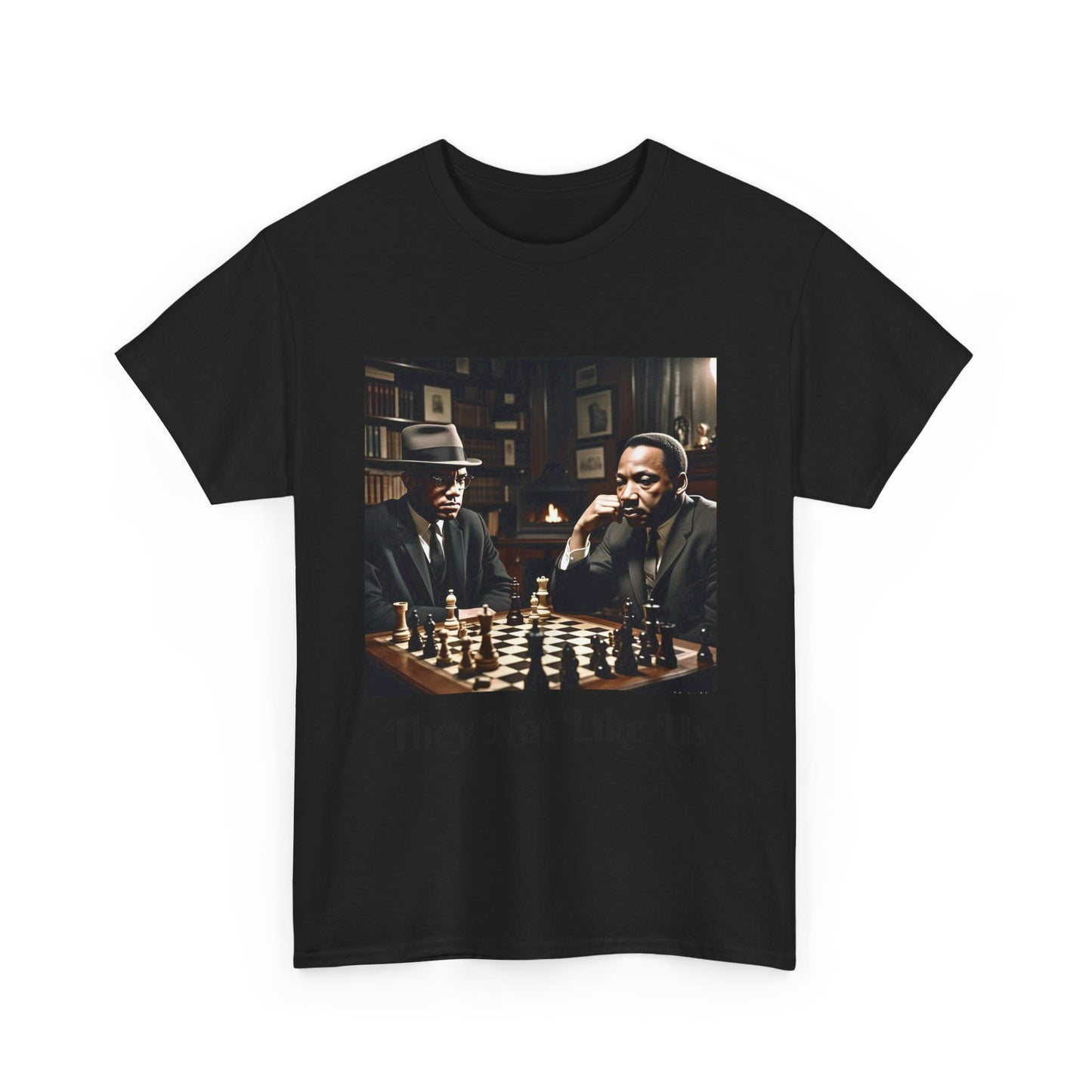 They Not Like Us Unisex Heavy Cotton Tee, Vintage Chess T-Shirt, Gift for Chess Lovers, Casual Graphic Tee, Unique Statement Shirt