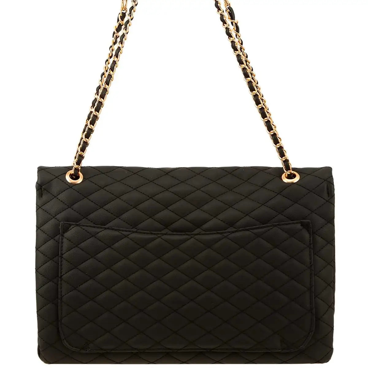 Medium Leather Chain Quilted Shoulder Bag