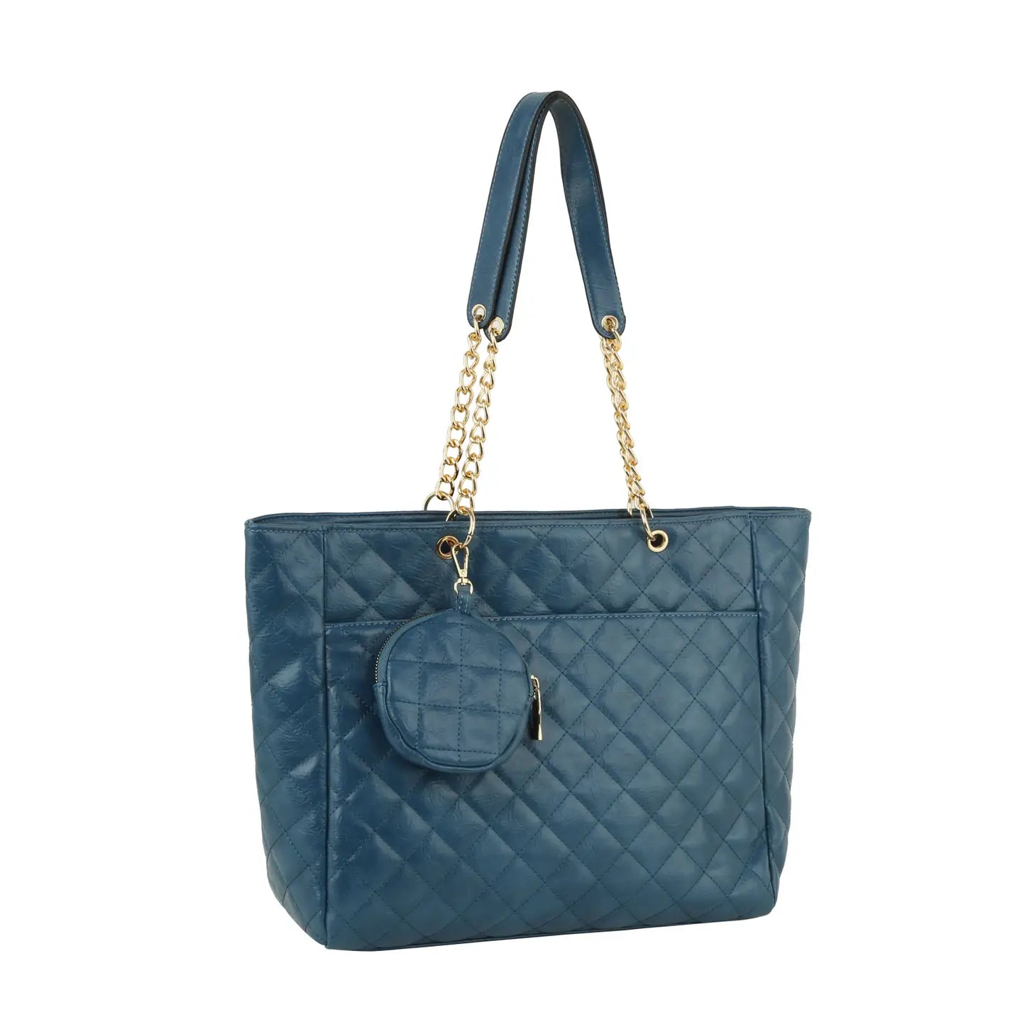 Fashion Quilted Three Pieces Set Large Tote