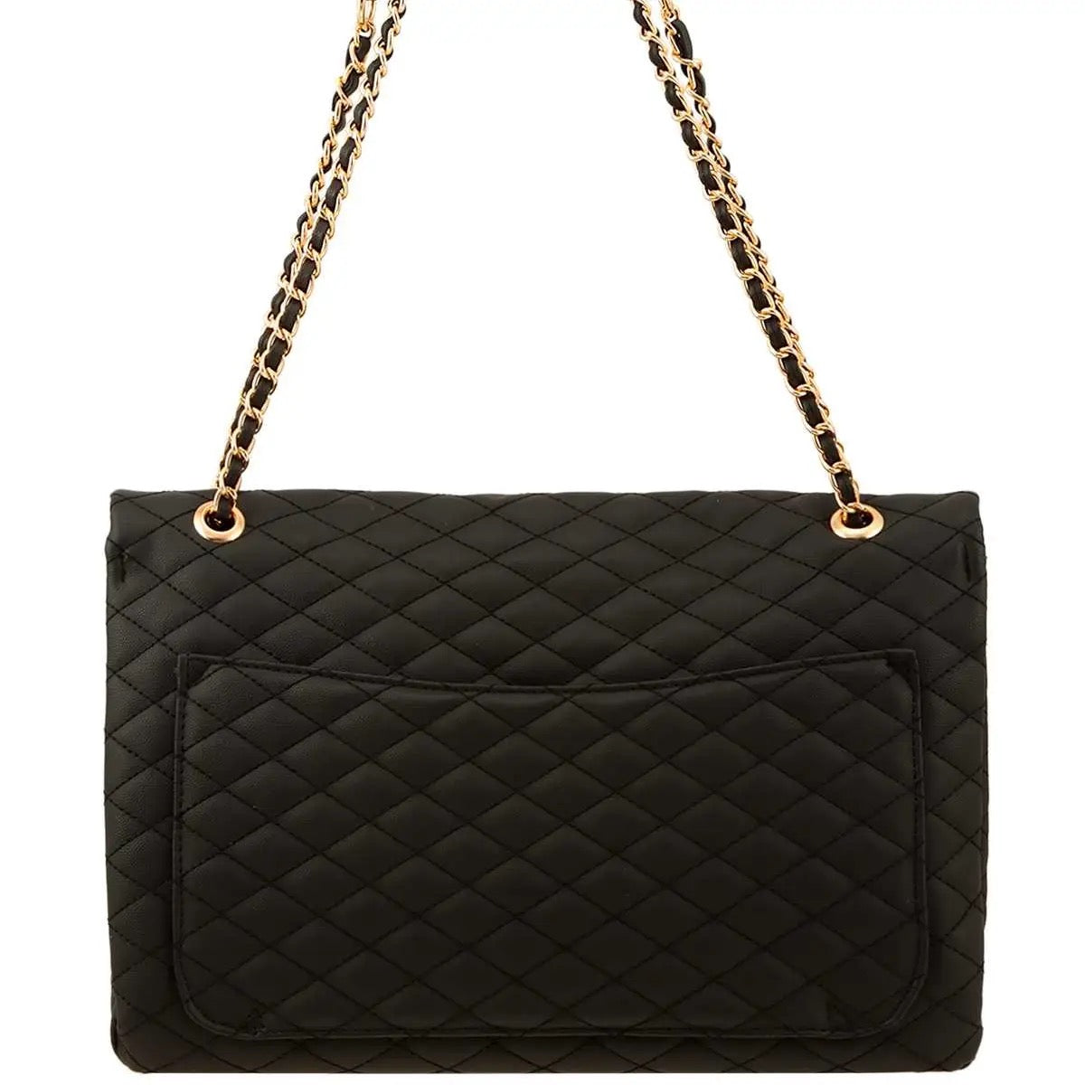 Medium Leather Chain Quilted Shoulder Bag