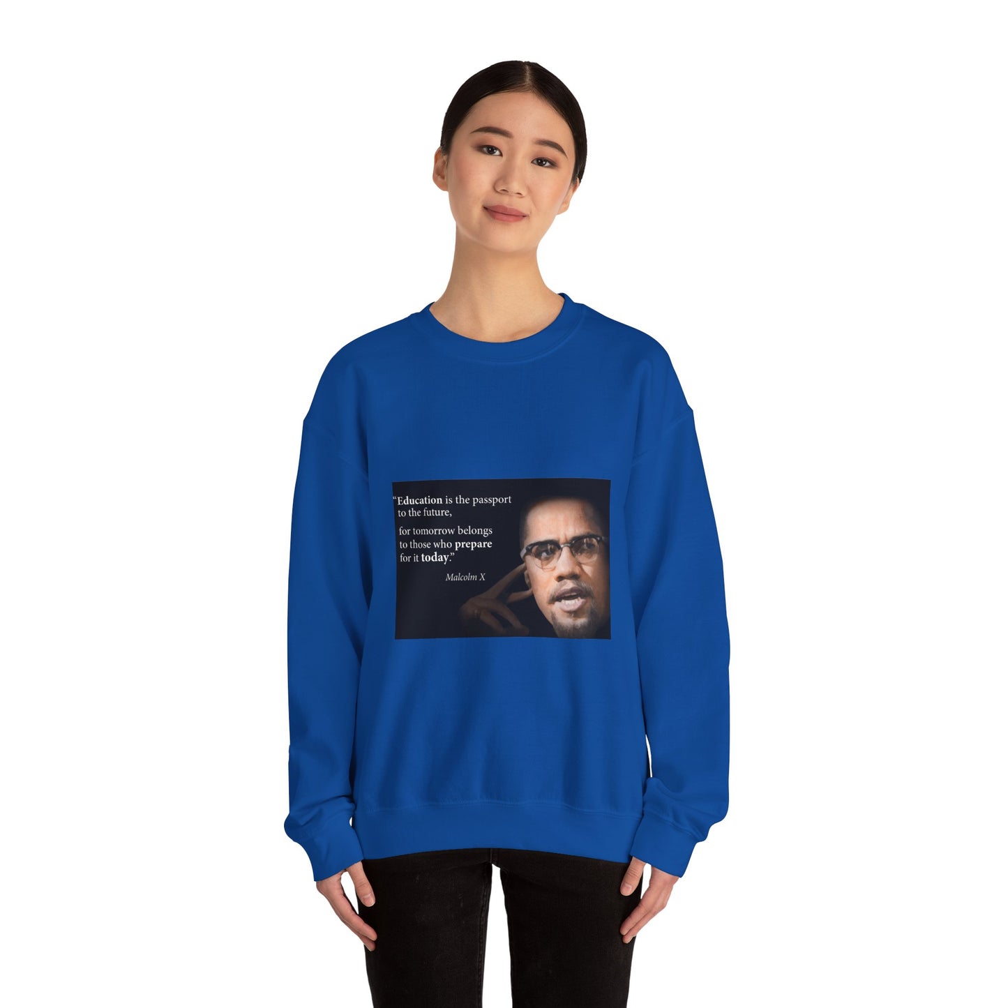 Black History Month Sweatshirt, Civil Rights Activist Apparel, BLM Sweatshirt, Malcom X Quote Jumper, Social Justice Clothing, Equality