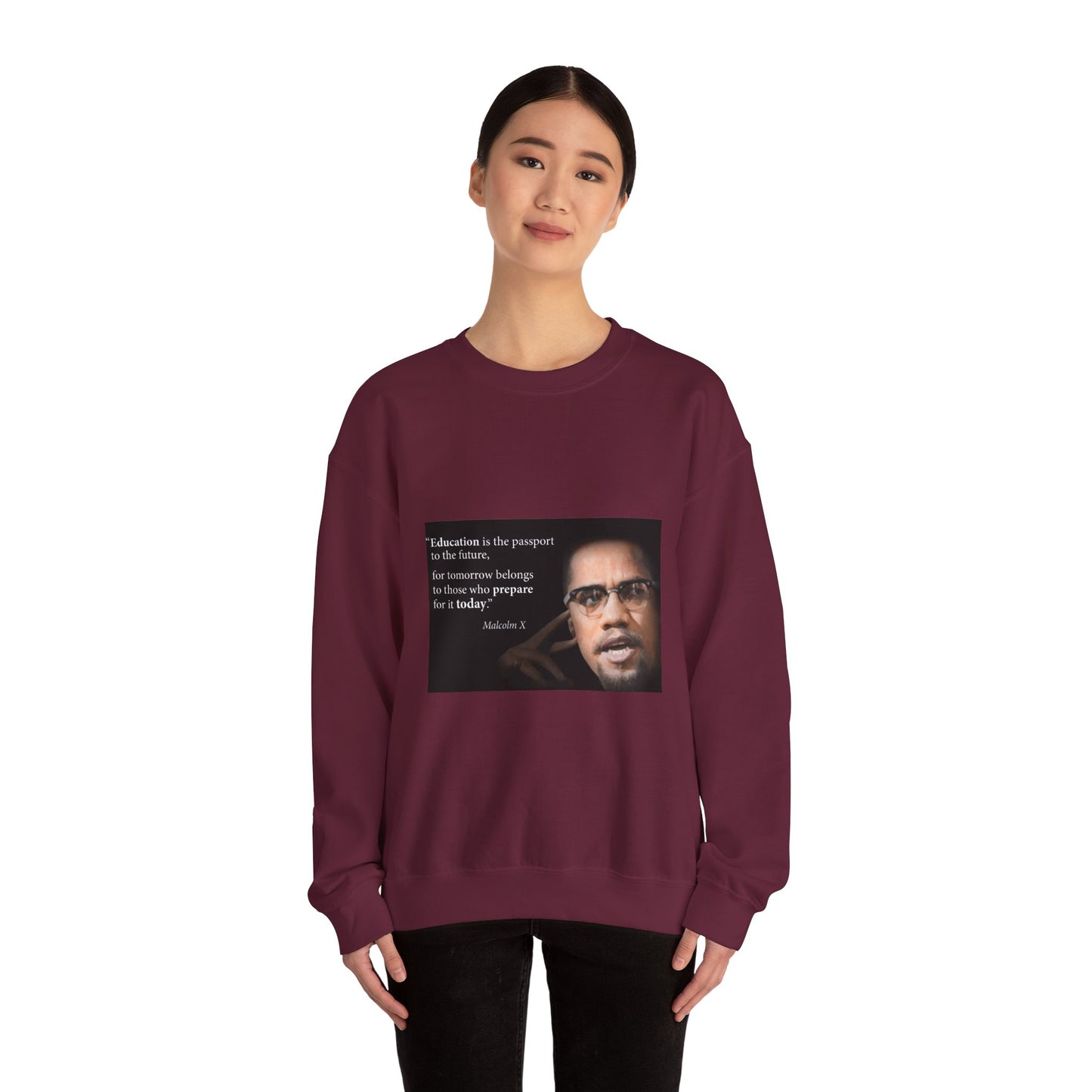 Black History Month Sweatshirt, Civil Rights Activist Apparel, BLM Sweatshirt, Malcom X Quote Jumper, Social Justice Clothing, Equality