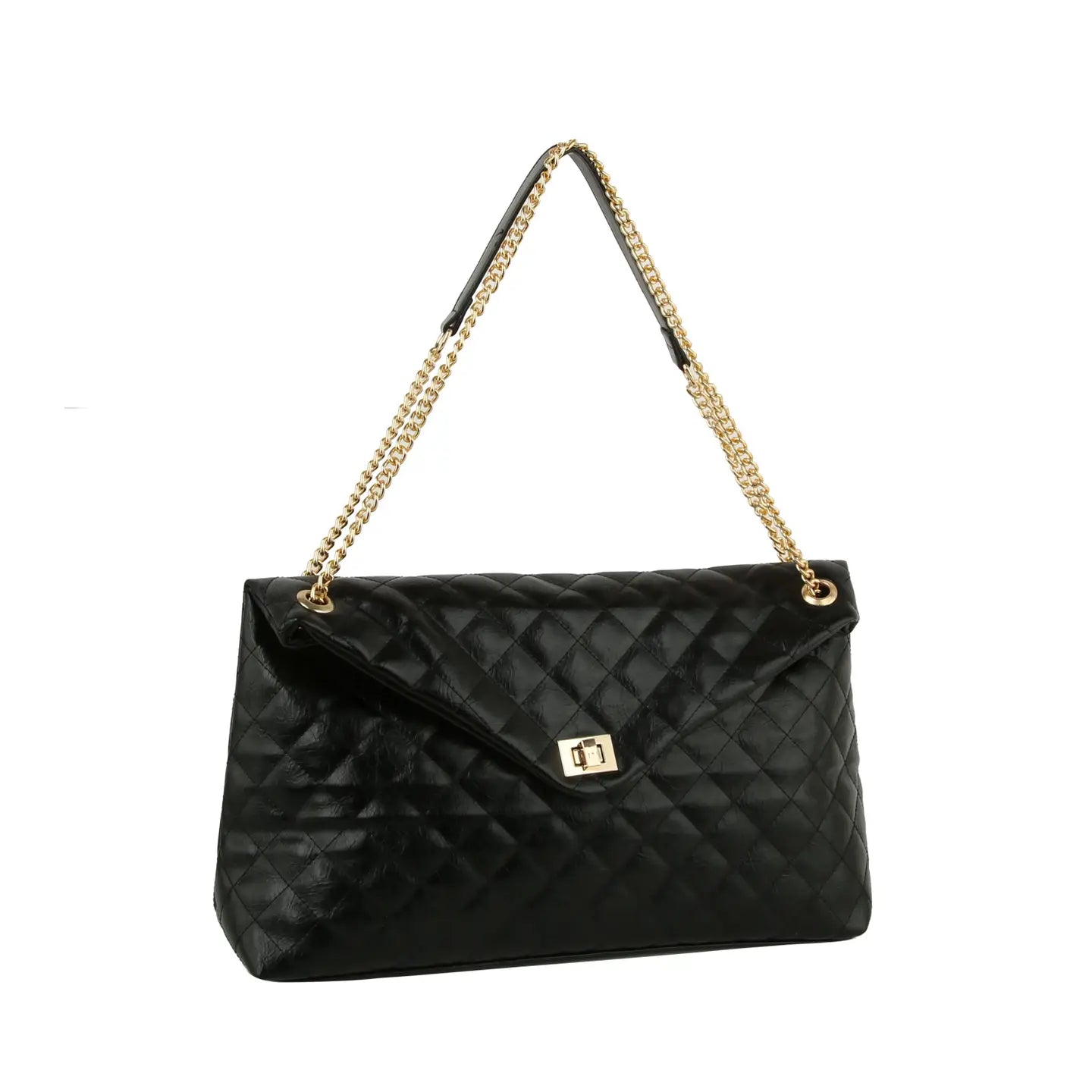 Fashion Quilted Oversize Satchel Trolley Sleeve