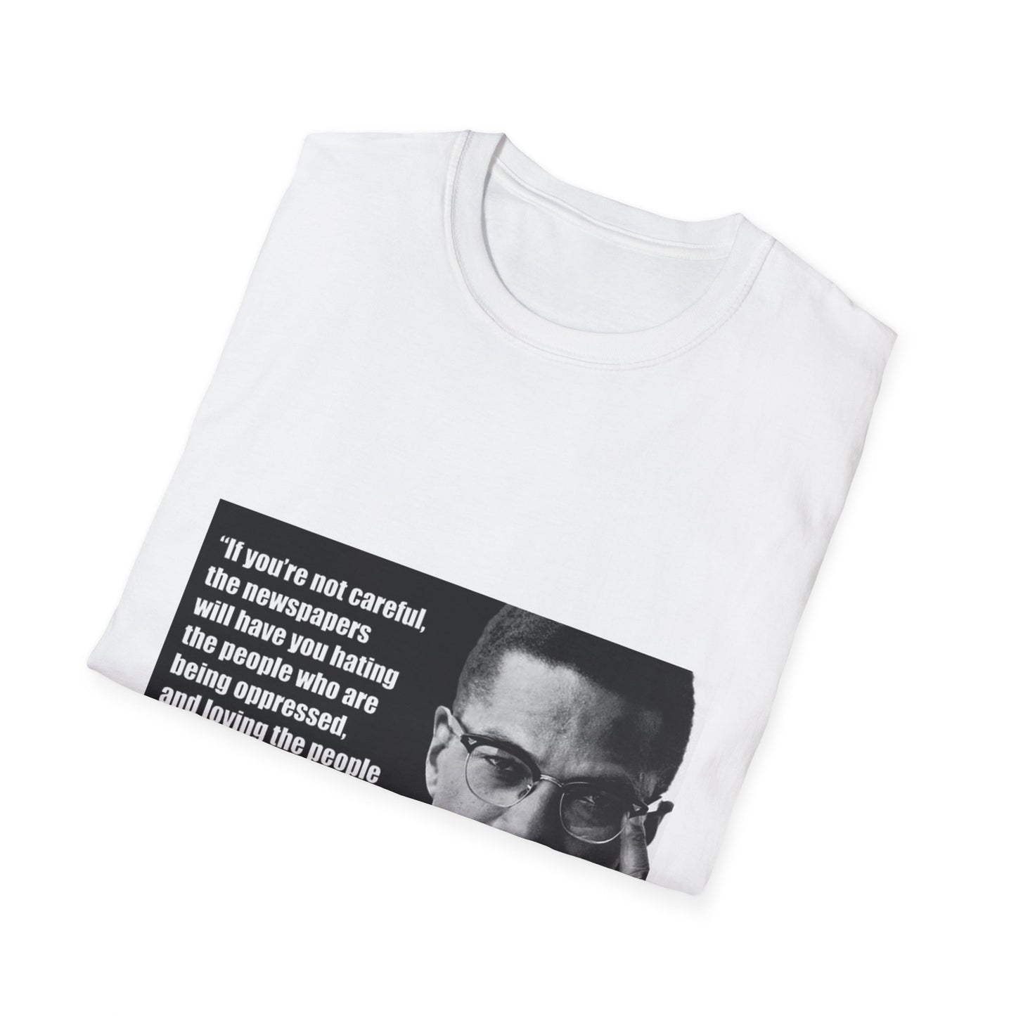 Malcom X Quote Unisex T-Shirt, Activist Tee, Civil Rights Leader Shirt, Black History Month, Social Justice Clothing, Inspirational Top