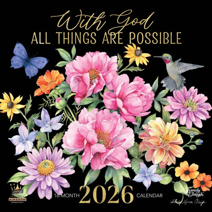 2026 Black Wall Calendars