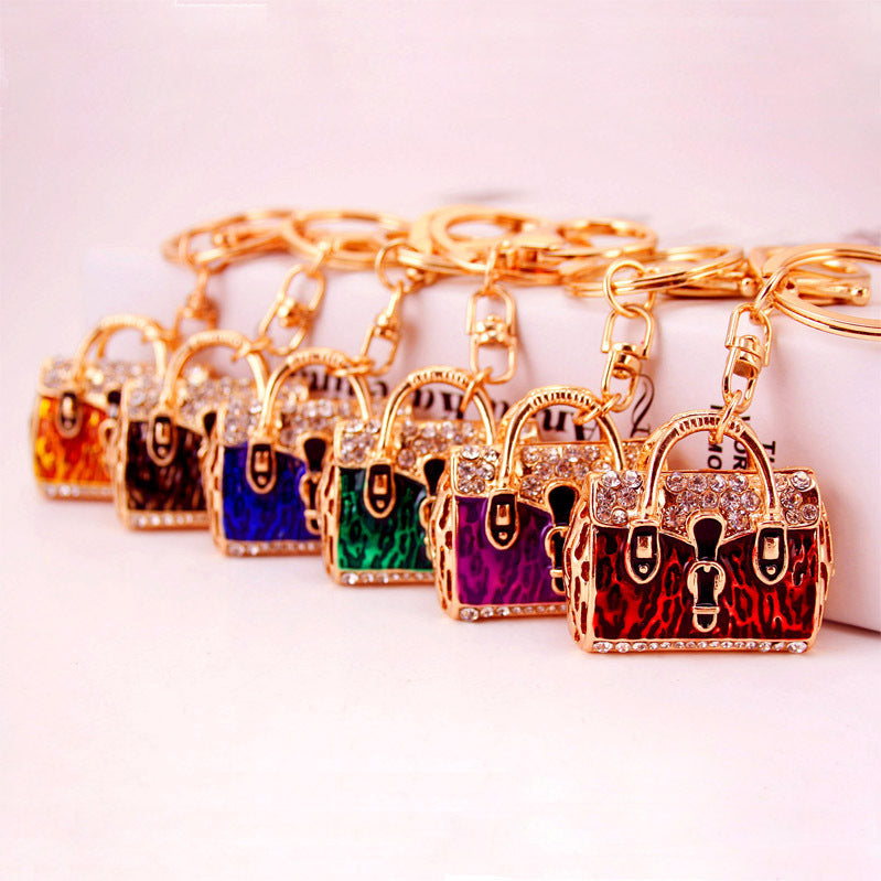 Creative And Refined Cute Colorful Handbag Keychain