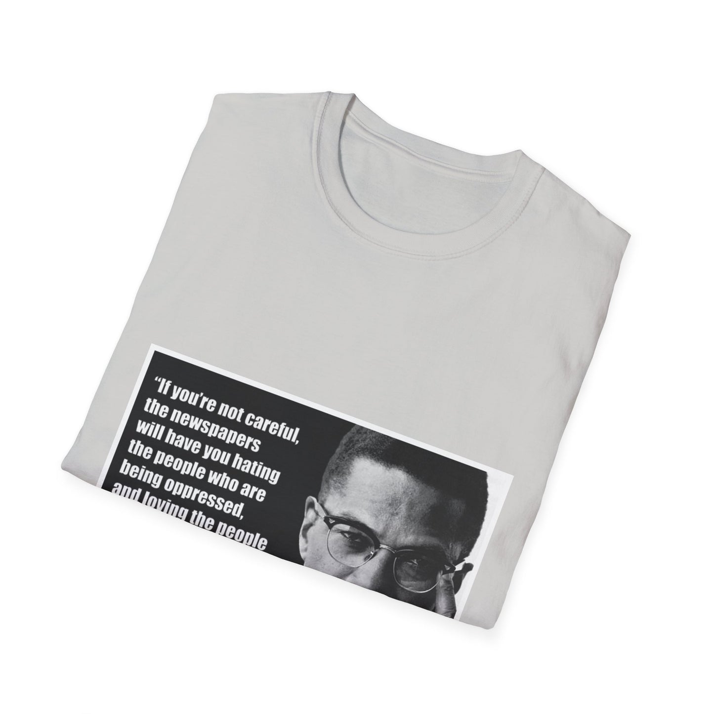 Malcom X Quote Unisex T-Shirt, Activist Tee, Civil Rights Leader Shirt, Black History Month, Social Justice Clothing, Inspirational Top