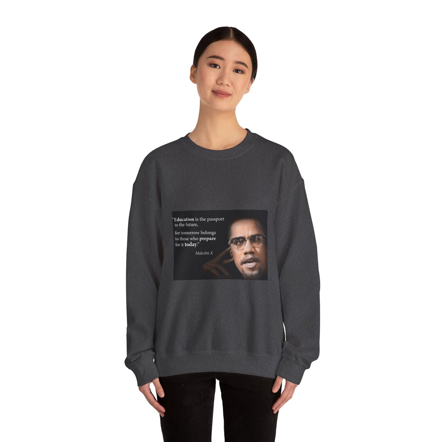 Black History Month Sweatshirt, Civil Rights Activist Apparel, BLM Sweatshirt, Malcom X Quote Jumper, Social Justice Clothing, Equality