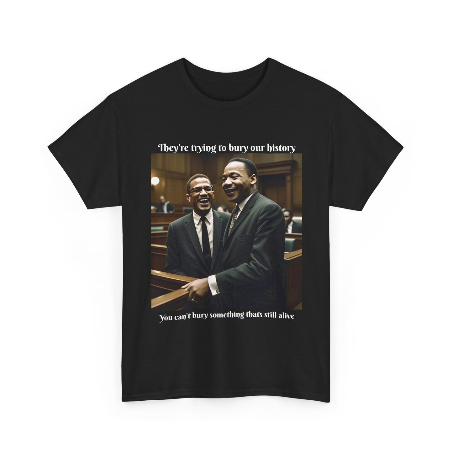 Empowerment Unisex Heavy Cotton Tee - Celebrate History, Anti-Racism Message, Diversity Awareness, Gift for Activists, Motivation Shirt,