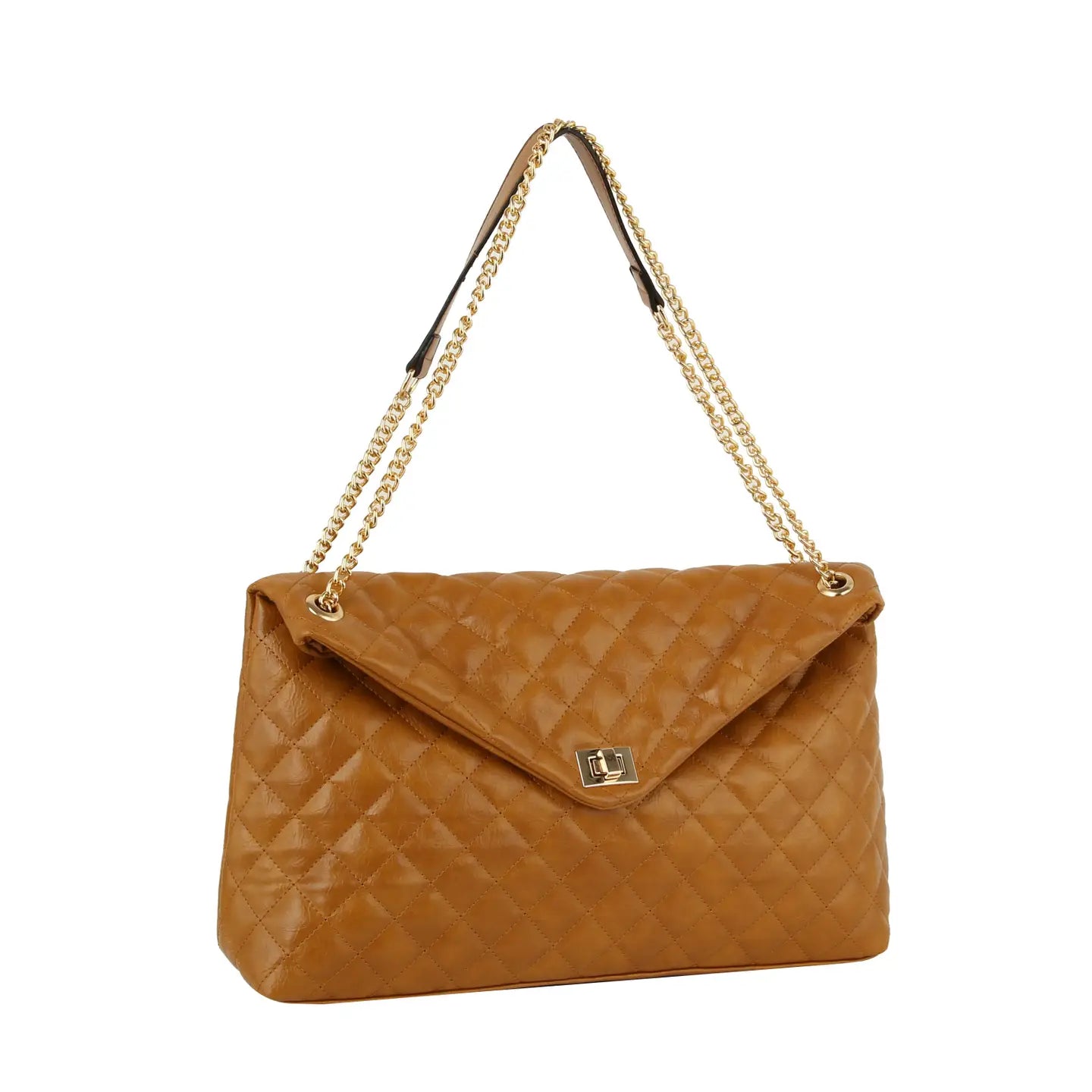 Fashion Quilted Oversize Satchel Trolley Sleeve