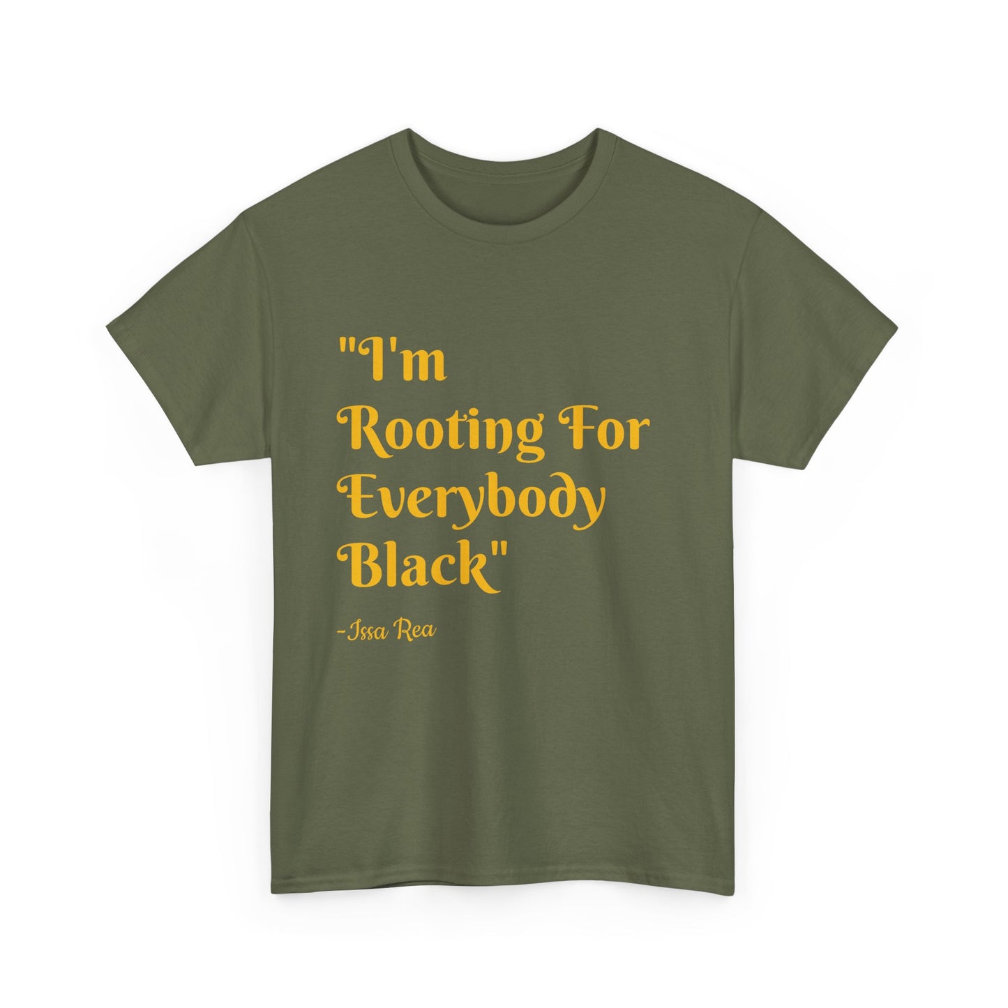 Quote Tee, Issa Rae Rooting For Everybody Black, Unisex T-Shirt, Red Carpet Quote Shirt, Activist Apparel, Black Lives Matter Tee, Diversity