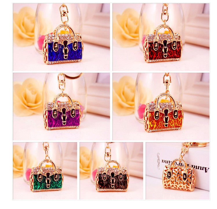 Creative And Refined Cute Colorful Handbag Keychain