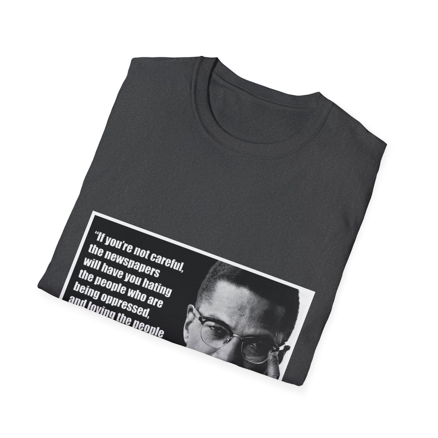 Malcom X Quote Unisex T-Shirt, Activist Tee, Civil Rights Leader Shirt, Black History Month, Social Justice Clothing, Inspirational Top