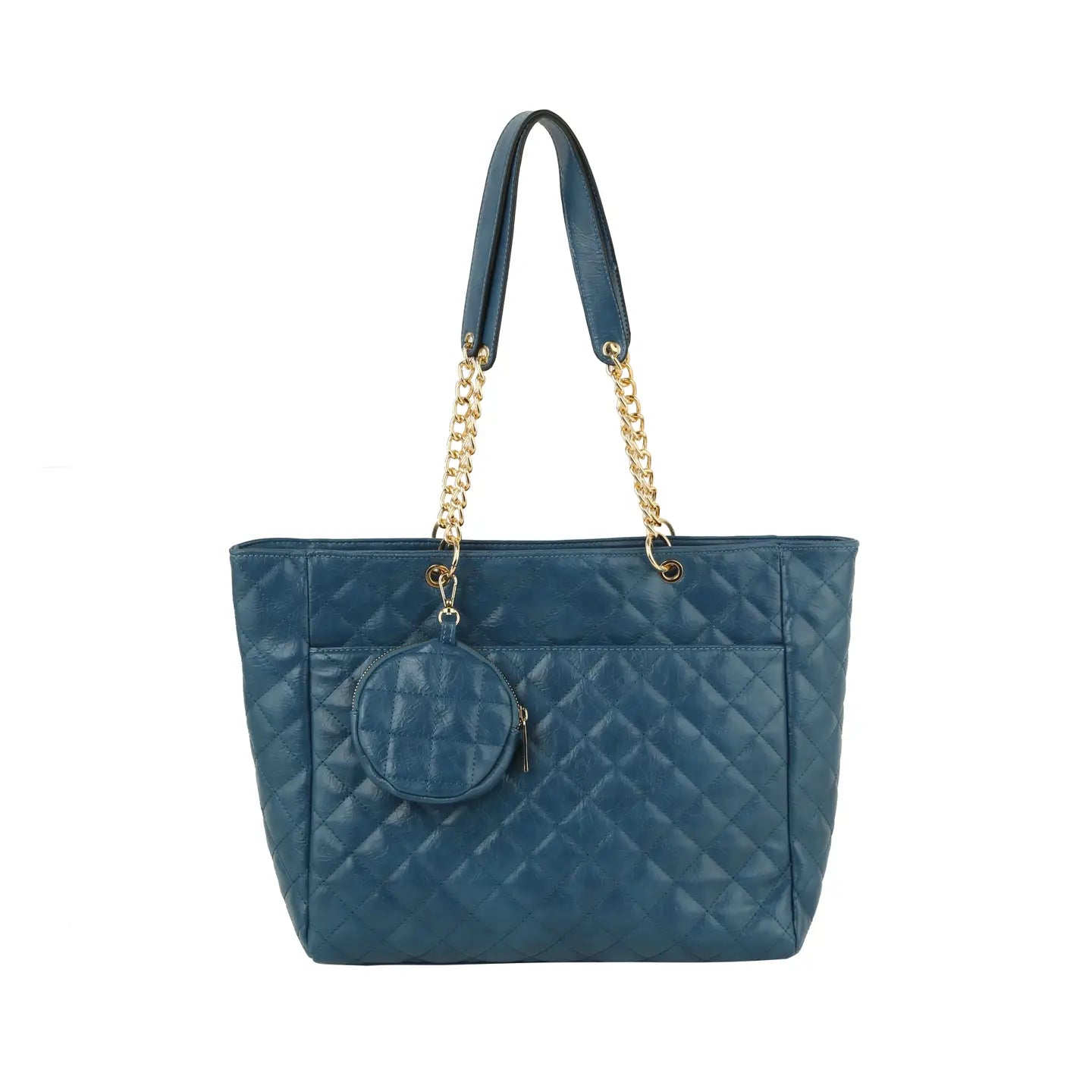 Fashion Quilted Three Pieces Set Large Tote