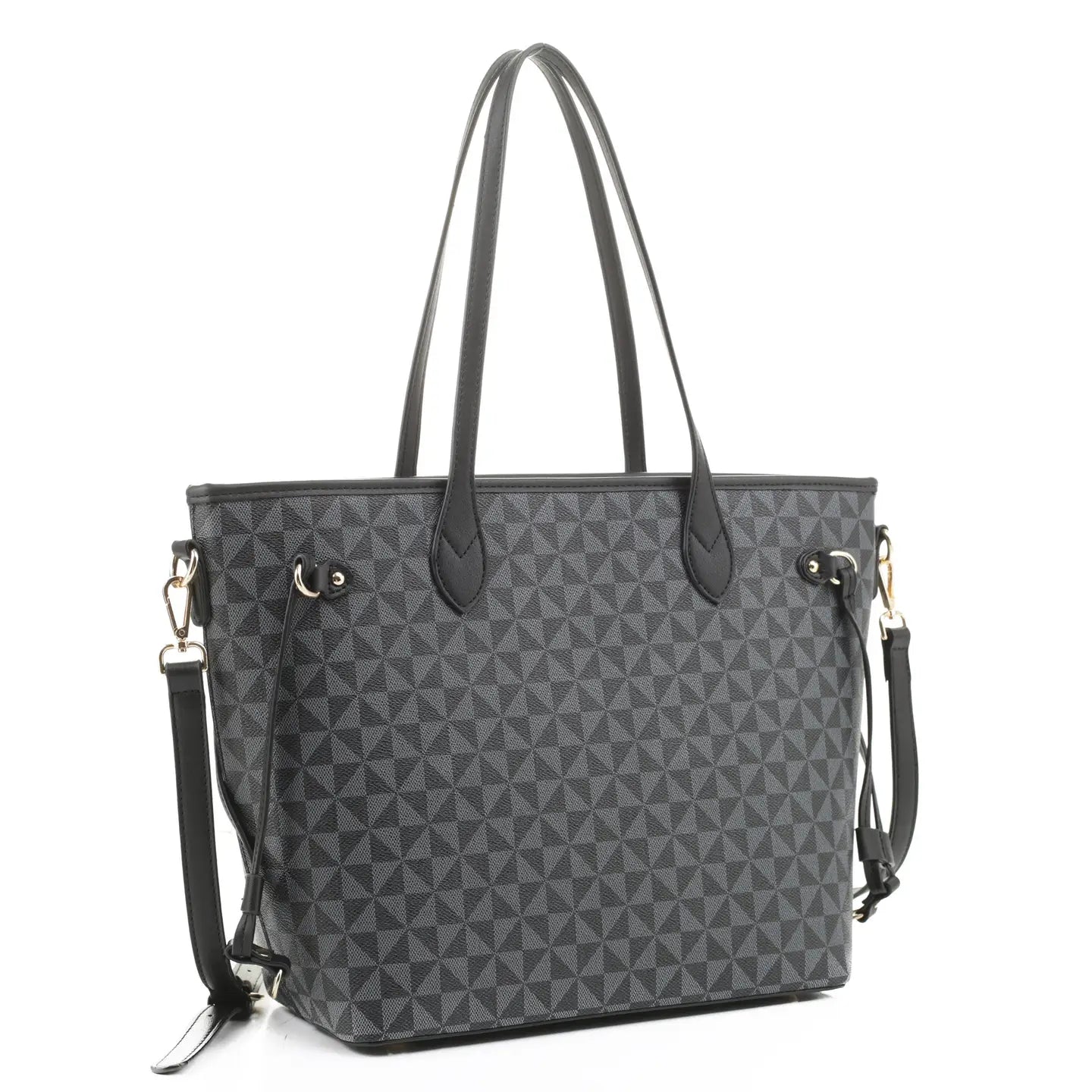 Geometric Monogram Designer Tote