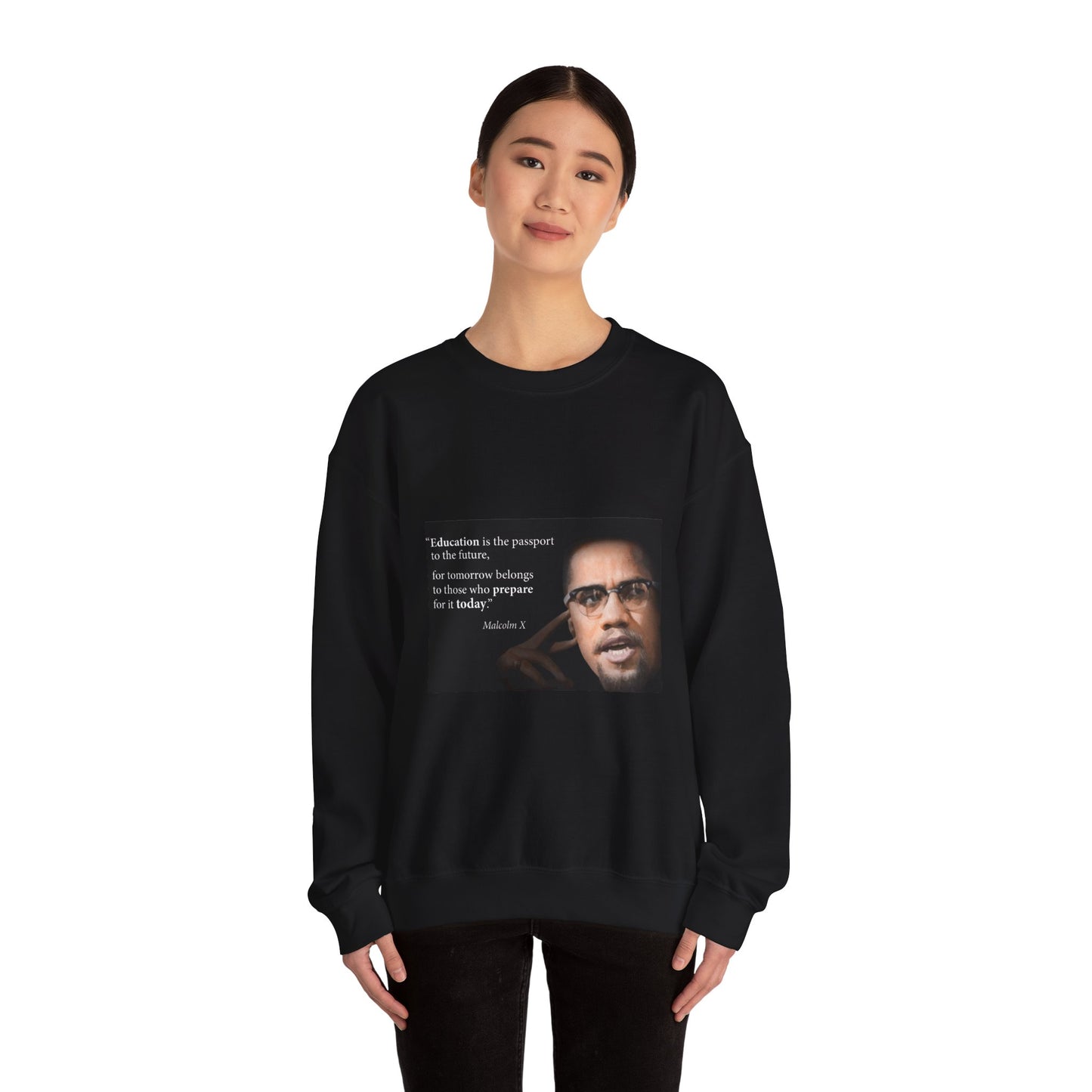 Black History Month Sweatshirt, Civil Rights Activist Apparel, BLM Sweatshirt, Malcom X Quote Jumper, Social Justice Clothing, Equality
