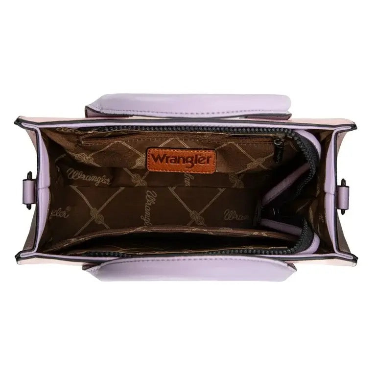 Wrangler Medium Tote Bag for Women Designer Satchel Handbags Top-handle Purses with Strap