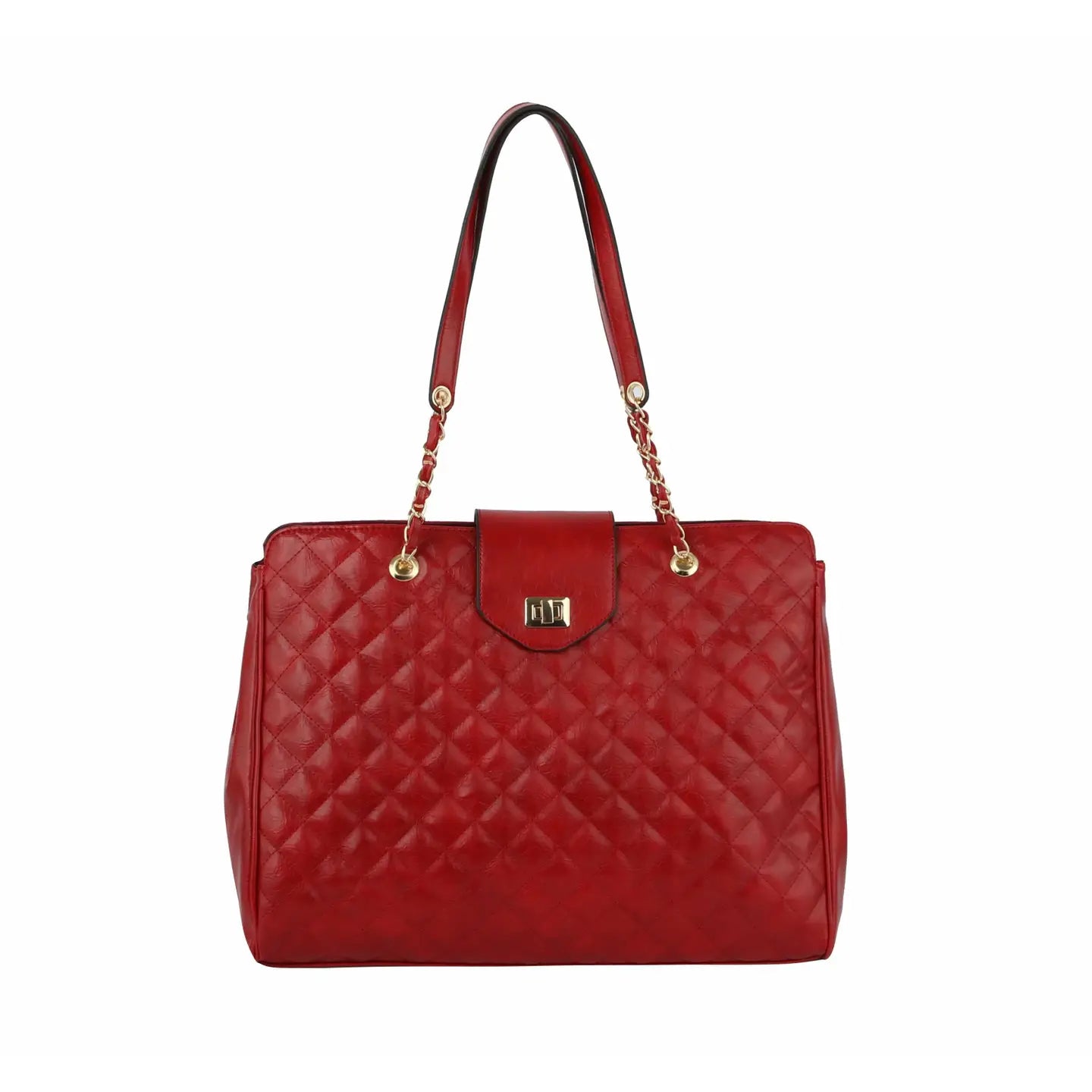 Fashion Oversize Quilted Satchel Trolley Sleeve