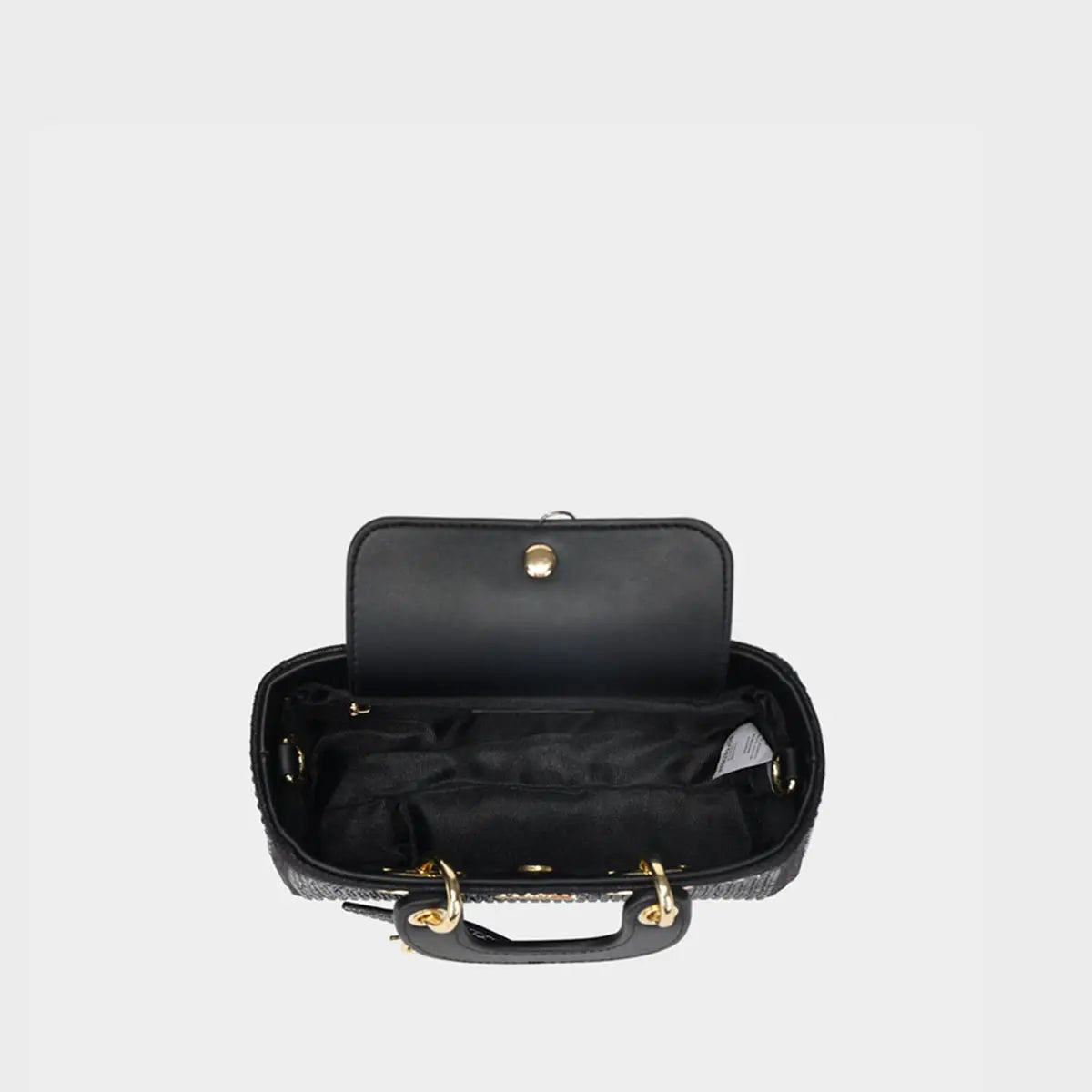 Glitter Handbag in Black