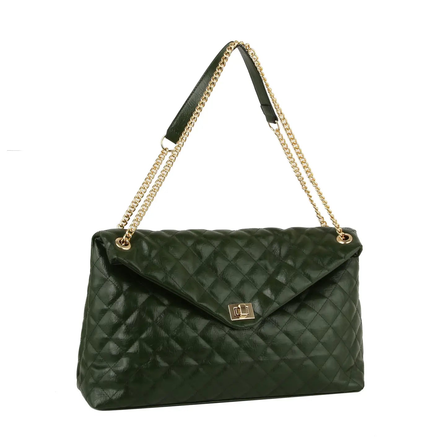 Fashion Quilted Oversize Satchel Trolley Sleeve