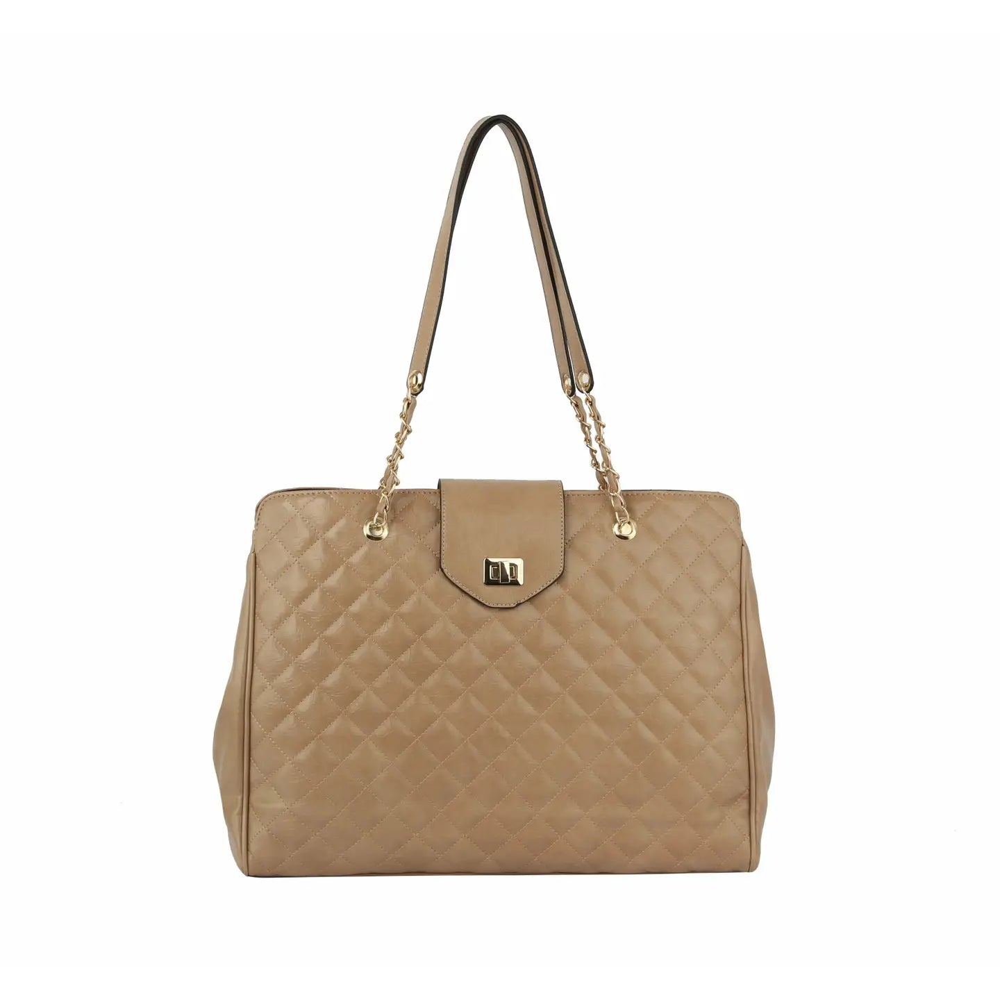 Fashion Oversize Quilted Satchel Trolley Sleeve