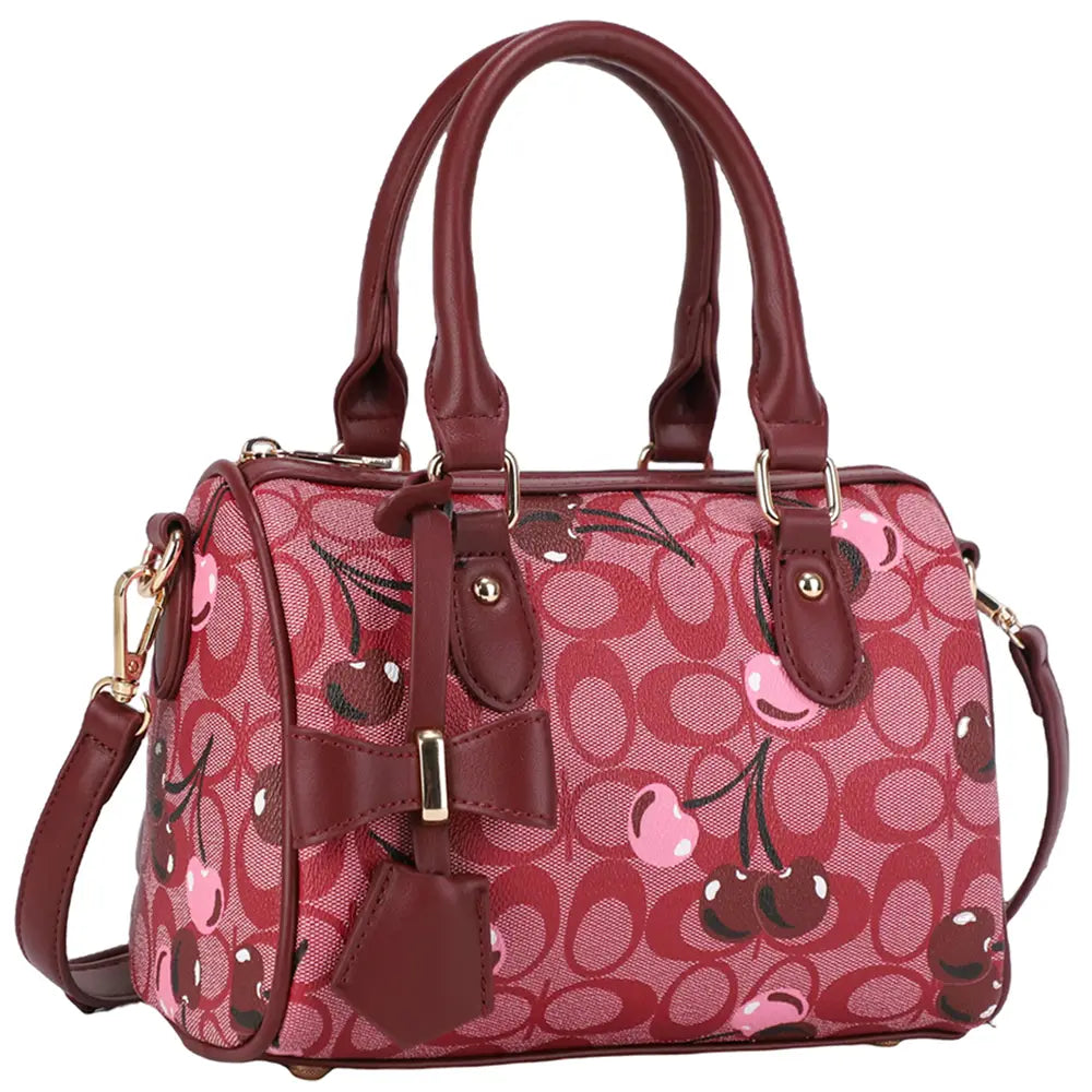 Oval Cherry Print Handle Satchel case of 3
$35.25 MSRP $64.99