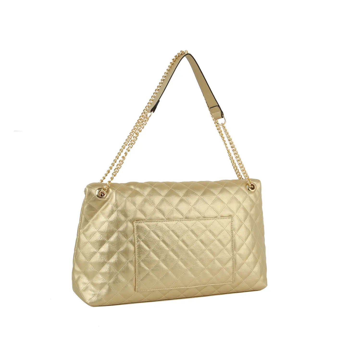Fashion Quilted Oversize Satchel Trolley Sleeve