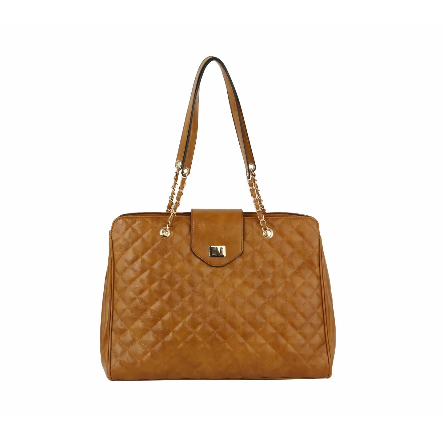 Fashion Oversize Quilted Satchel Trolley Sleeve