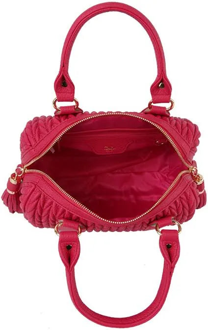 Braided Satchel with Tassel