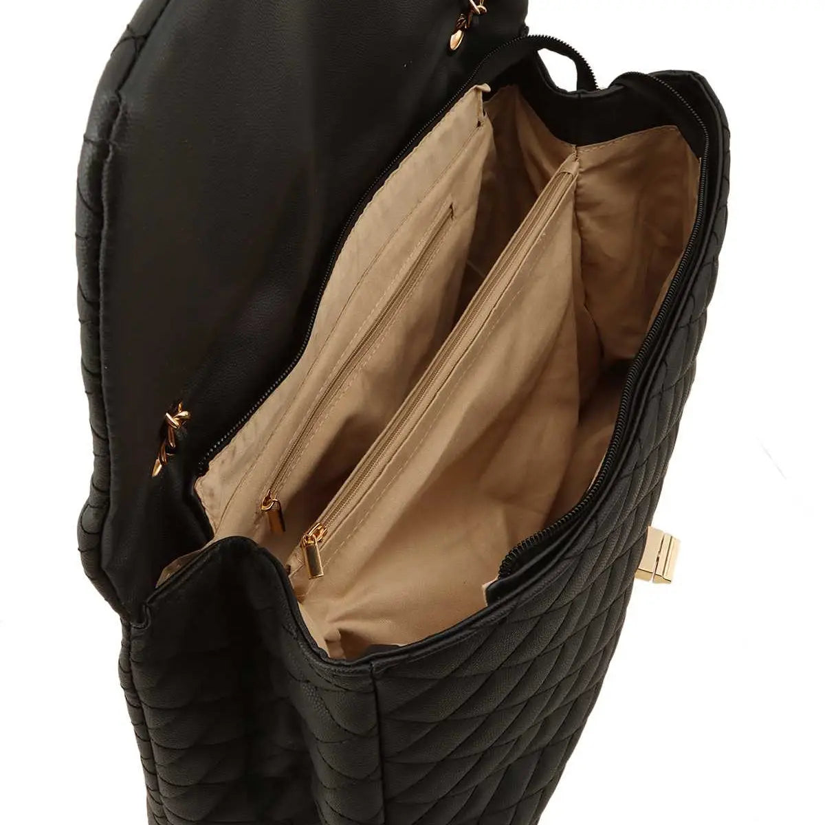 Medium Leather Chain Quilted Shoulder Bag